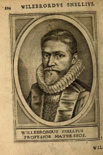 An old engraved portrait of a bearded man with a wide white collar