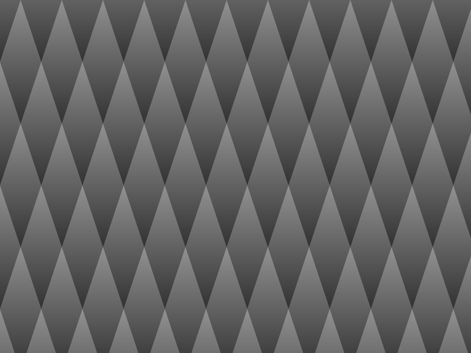 Rows of tall gray diamonds, each shaded from light at its top to dark at its bottom