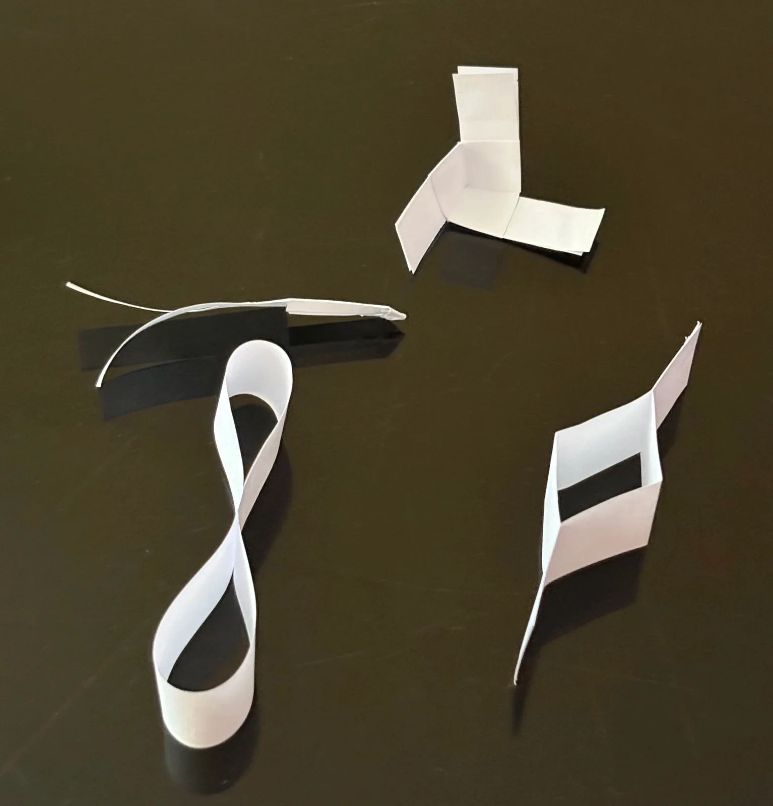 Flying Paper Shapes