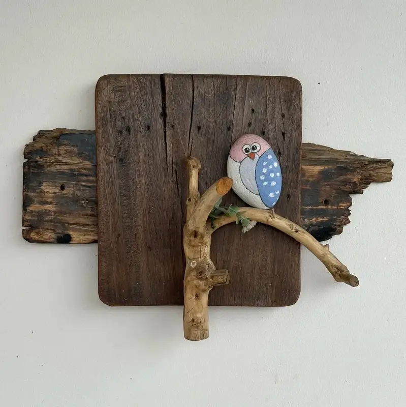 Painted Stone Owls photo 2