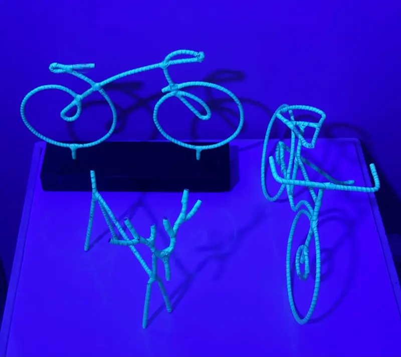 Glowing Wire Sculptures
