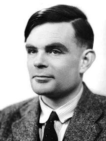 A photograph of Alan Turing in 1951