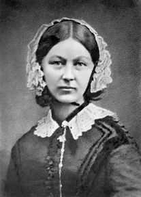 A photograph of Florence Nightingale
