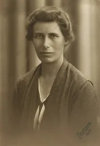 A photograph of Inge Lehmann in 1932