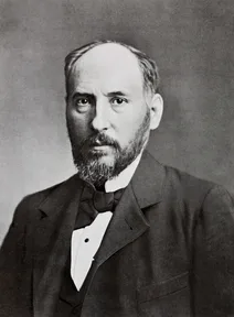 A photograph of Santiago Ramón y Cajal