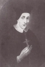 A painted portrait of Nicolas Steno as a bishop, in his last year
